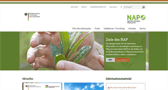 Desktop Screenshot of nap-pflanzenschutz.de